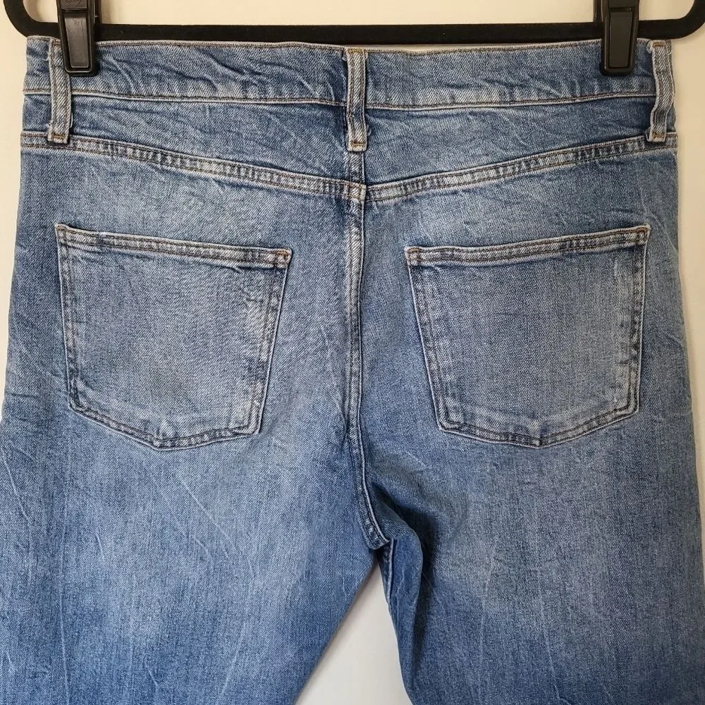 Zara Relaxed Fit High-Rise Jeans Women 10